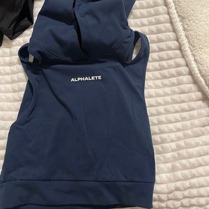 Alphalete Navy crop top